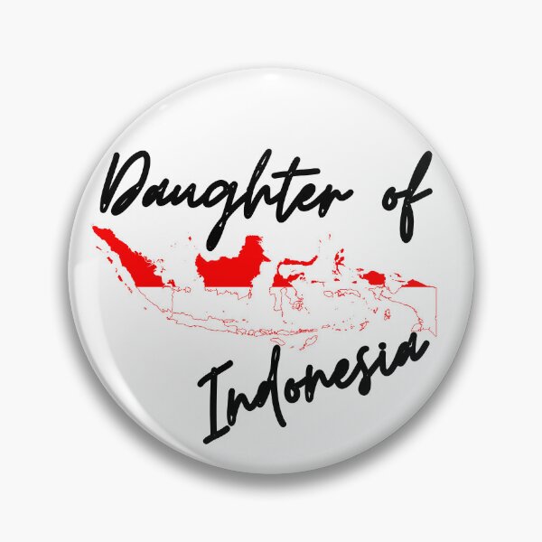 Item preview, Daughter of Indonesia Map Flag designed and sold by NovawayDirect.