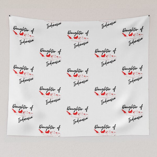 Item preview, Daughter of Indonesia Map Flag designed and sold by NovawayDirect.