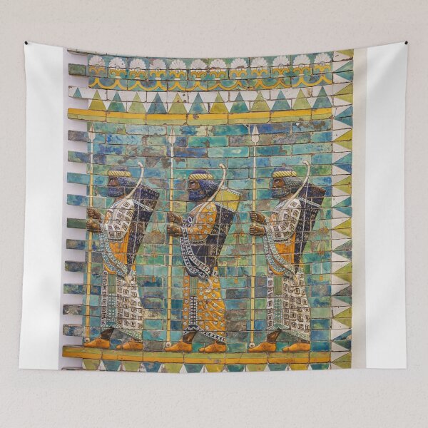 Item preview, Three warriors on ancient wall from Babylon designed and sold by Photopat.