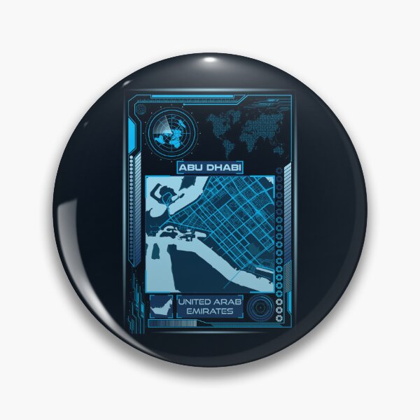 Item preview, Abu Dhabi Map UAE designed and sold by hatimelhag.