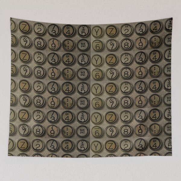 Item preview, old fashion pattern, simplicity an elegance, numbers and letters 123456789, black space, pound, special signs,  designed and sold by NessArtByEwa.