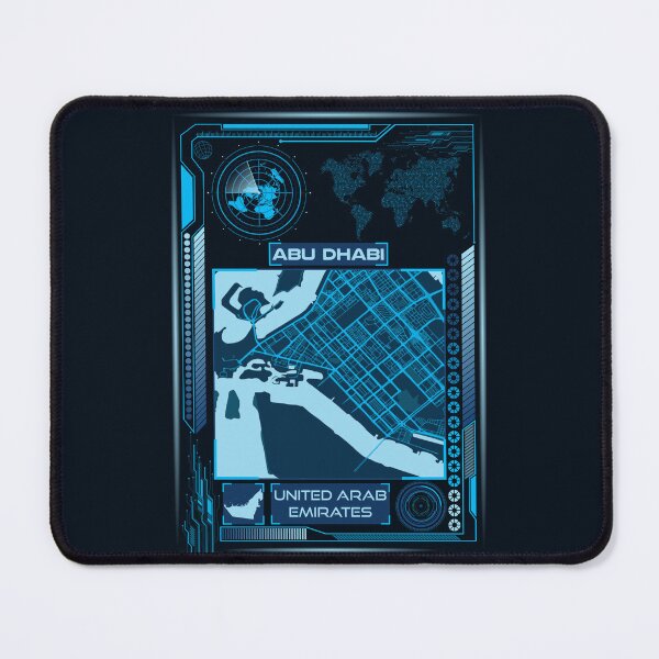 Item preview, Abu Dhabi Map UAE designed and sold by hatimelhag.