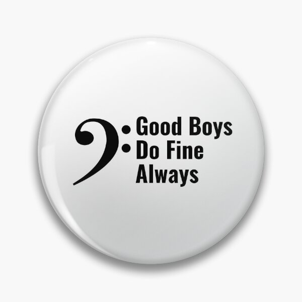 Item preview, Bass Clef - Good Boys Do Fine Always designed and sold by WalkingBass.