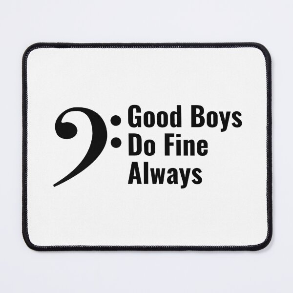 Item preview, Bass Clef - Good Boys Do Fine Always designed and sold by WalkingBass.