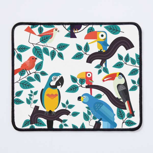 Item preview, Birds with tree leaf's! Pattern design  designed and sold by 7-Studio.