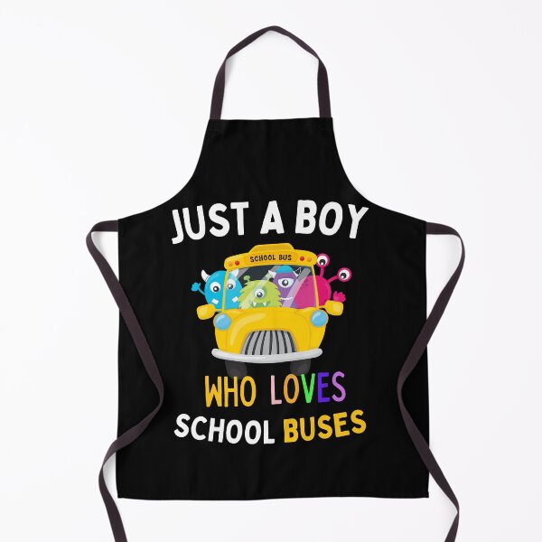 Item preview, Just A Boy Who Loves School Buses (Gift For Boys) designed and sold by i-longmanshop.