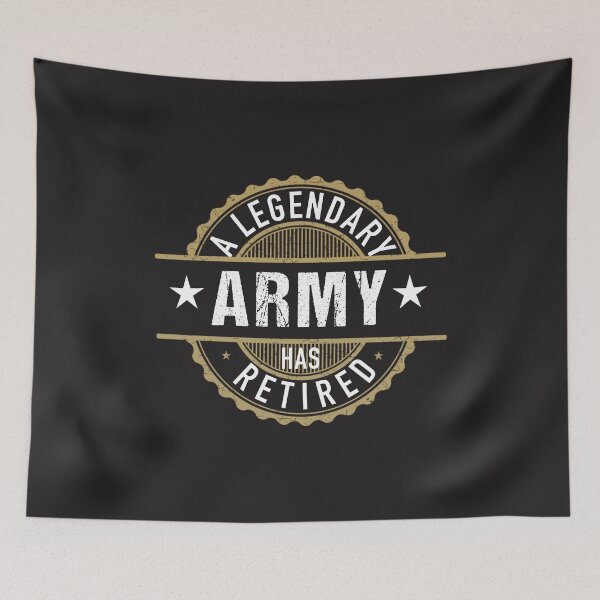 Item preview, Legendary Army Has Retired 2023 Gift designed and sold by JooArtPrints  ★★★★★.
