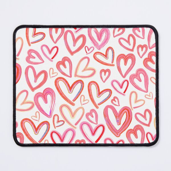 Item preview, Preppy Room Decor -	Lots of Love Hearts Collage on White designed and sold by Shop Your Aesthetic.