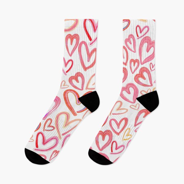 Item preview, Preppy Room Decor -	Lots of Love Hearts Collage on White designed and sold by Shop Your Aesthetic.