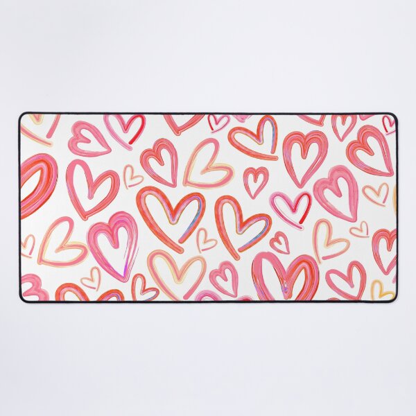 Item preview, Preppy Room Decor -	Lots of Love Hearts Collage on White designed and sold by Shop Your Aesthetic.