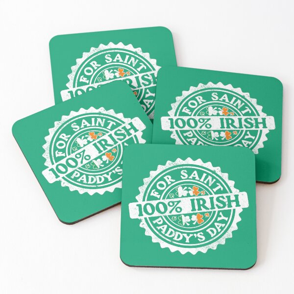 Artikelvorschau, 100 % irisch (Am St. Paddy's Day) entworfen und verkauft von Happy Puppy Print On Demand.
