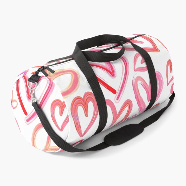 Item preview, Preppy Room Decor -	Lots of Love Hearts Collage on White designed and sold by Shop Your Aesthetic.