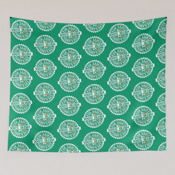 Item preview, 100% Irish (On Saint Paddy's Day) designed and sold by Happy Puppy Print On Demand.