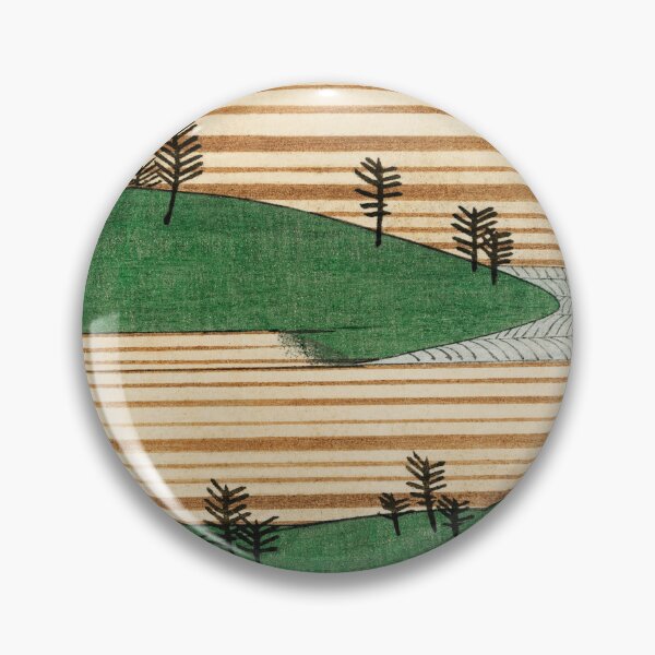 Item preview, Landscape illustration from Bijutsu Sekai (1893-1896) by Watanabe Seitei (Classic Japanese Vintage Illustration Pattern) designed and sold by POSTERAMALA.