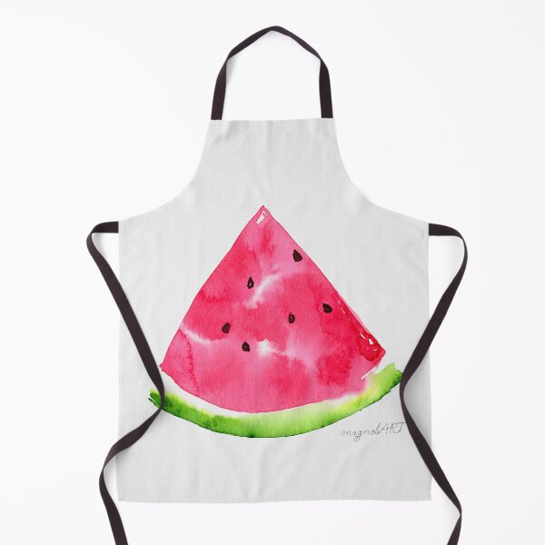 Item preview, Yummy watermelon - handpainted watercolor artwork designed and sold by magnoliART botanical_kata.
