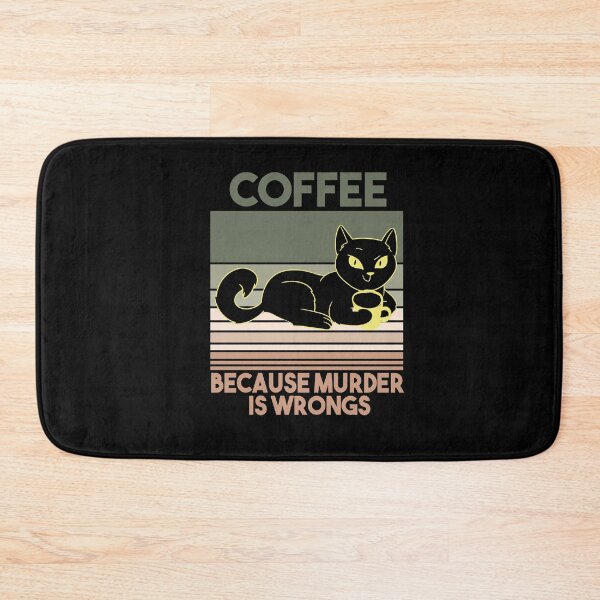 Item preview, Coffee Because Murder Is Wrongs designed and sold by Heddar Badreddine.