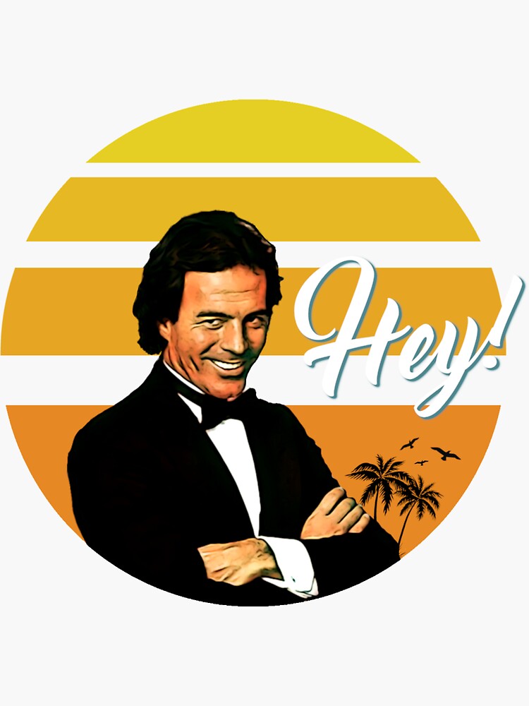 "Julio Iglesias" Sticker for Sale by SanFernandez Redbubble