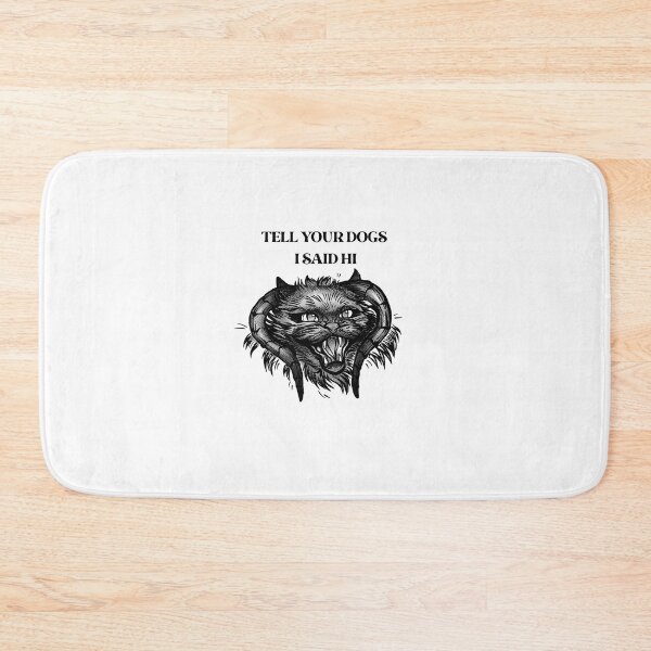 Item preview, Tell your dogs I said hi, Balrog cat designed and sold by thepandemonium.