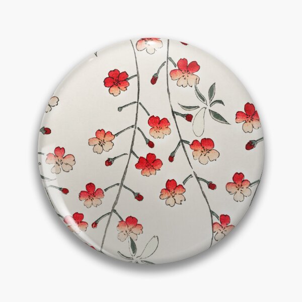 Item preview, Cherry blossom illustration from Bijutsu Sekai (1893-1896) by Watanabe Seitei (Classic Japanese Vintage Illustration Pattern) designed and sold by POSTERAMALA.