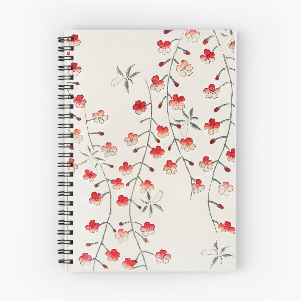 Item preview, Cherry blossom illustration from Bijutsu Sekai (1893-1896) by Watanabe Seitei (Classic Japanese Vintage Illustration Pattern) designed and sold by POSTERAMALA.