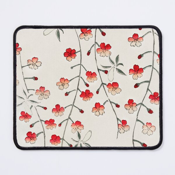 Item preview, Cherry blossom illustration from Bijutsu Sekai (1893-1896) by Watanabe Seitei (Classic Japanese Vintage Illustration Pattern) designed and sold by POSTERAMALA.