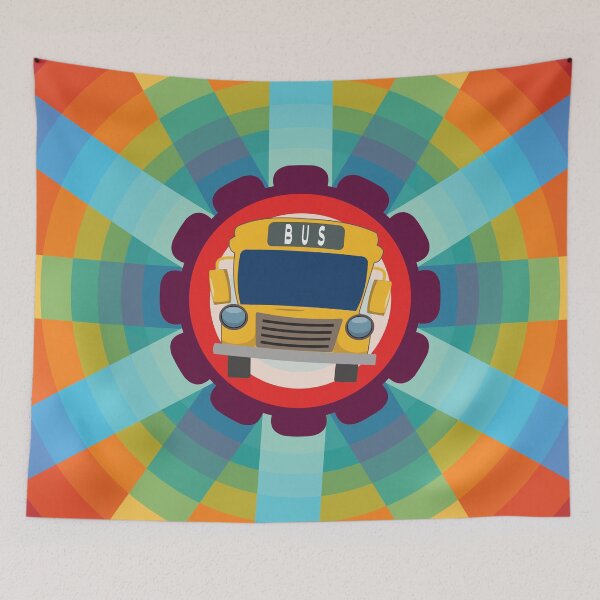 Item preview, Just A Boy Who Loves School Buses - Colorful Design designed and sold by FridPix.