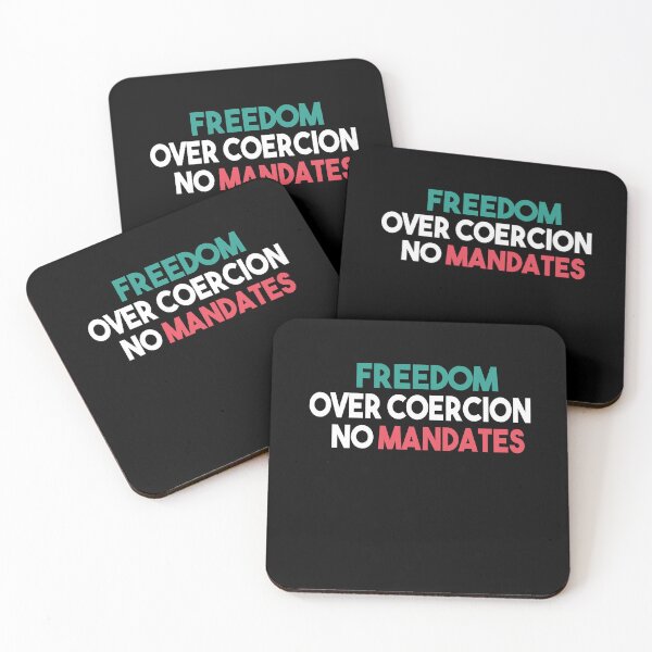 Item preview, No Vaccine Anti Vaccine Freedom Over Coercion No Mandates designed and sold by Heddar Badreddine.