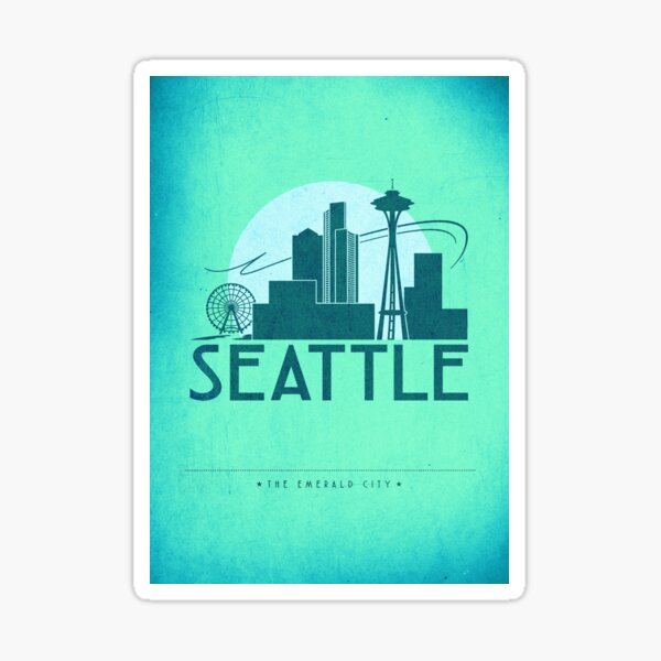 No.5 Seattle Sticker