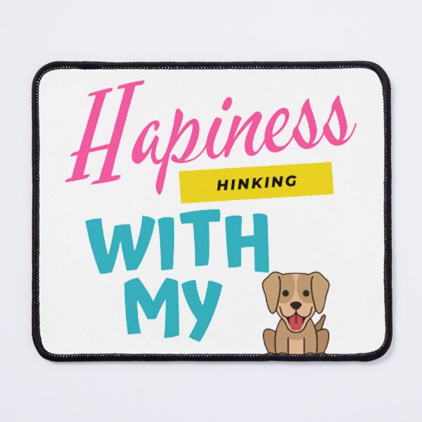 Item preview, Happiness Is A Day Spent Hiking with my dog designed and sold by Napstore.