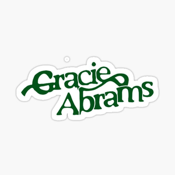 Gracie abrams logo Sticker