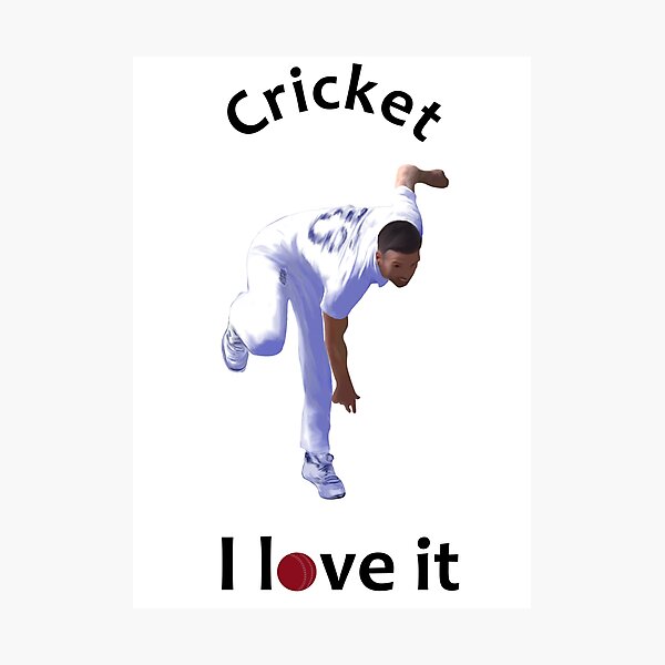 Item preview, CRICKET - I LOVE IT - CRICKET SPIN BOWLER designed and sold by Danicus666.