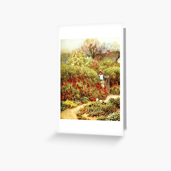 Artikel-Vorschau von Viktorianischer Blumengarten (Gemälde von Helen Allingham), designt und verkauft von PZAndrews.