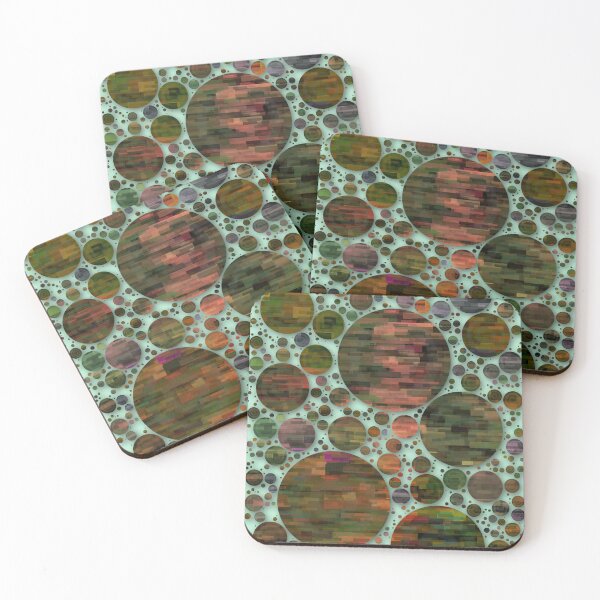 Item preview, Bubble Patches Portrait designed and sold by Finding Fortuity.