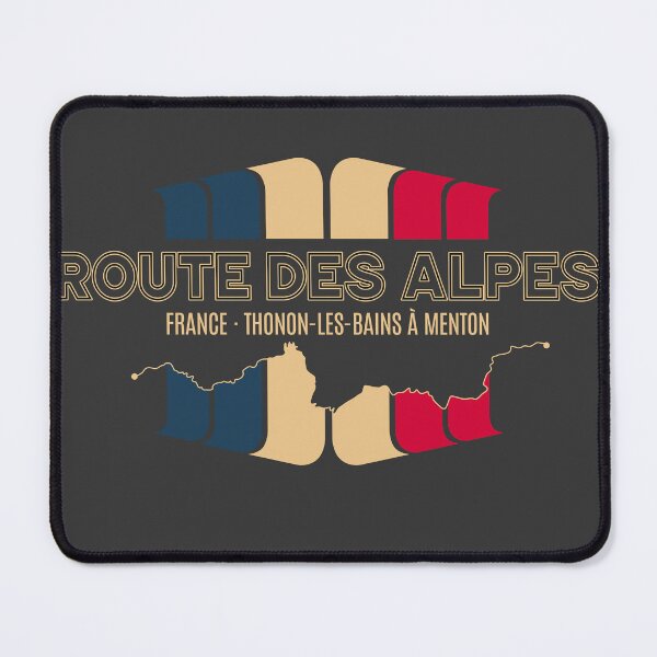 Item preview, D902 Route des Alpes France 2022 Retro Tee Design designed and sold by ROADTROOPER.