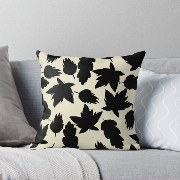 Item preview, Black Leaves on Canvas designed and sold by bunchofroses.
