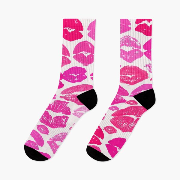 Item preview, Preppy Room Decor -	Preppy Pink, Red lips repeat Pattern designed and sold by Shop Your Aesthetic.