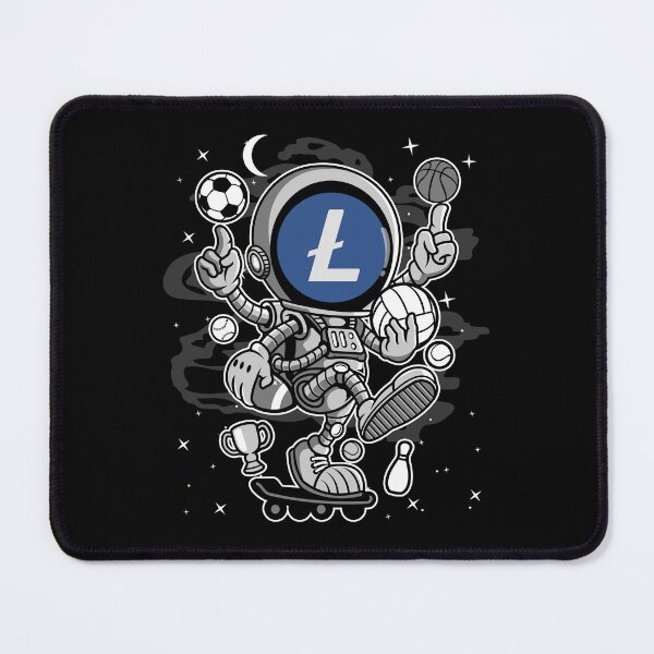 Item preview, Astronaut Skate Litecoin LTC Coin To The Moon Trading Crypto Token Blockchain Wallet designed and sold by EarlineCormier.