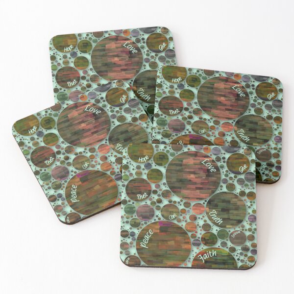 Item preview, Bubble Patches With Words Of Wisdom Portrait designed and sold by Finding Fortuity.
