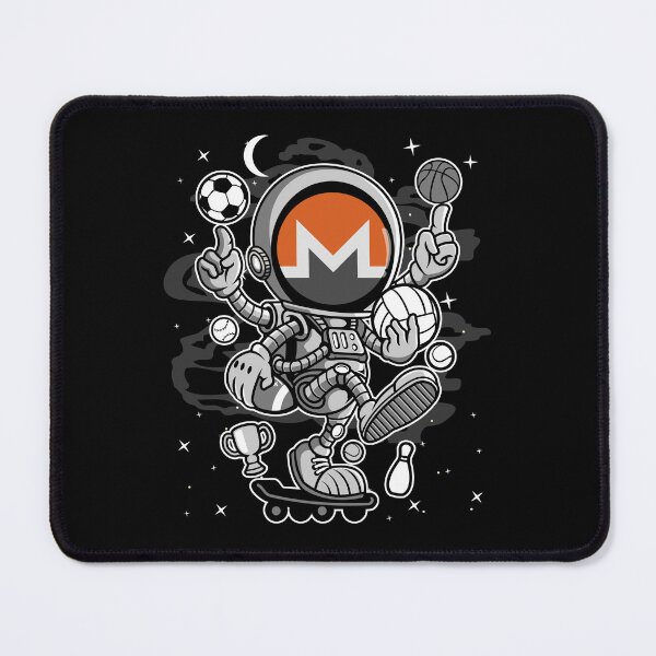 Item preview, Astronaut Skate Monero XMR Coin To The Moon Trading Crypto Token Blockchain Wallet designed and sold by EarlineCormier.