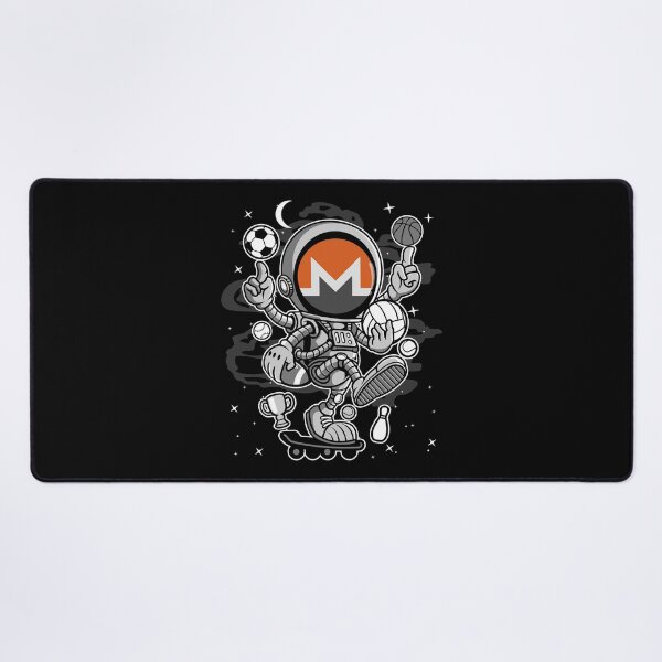Item preview, Astronaut Skate Monero XMR Coin To The Moon Trading Crypto Token Blockchain Wallet designed and sold by EarlineCormier.