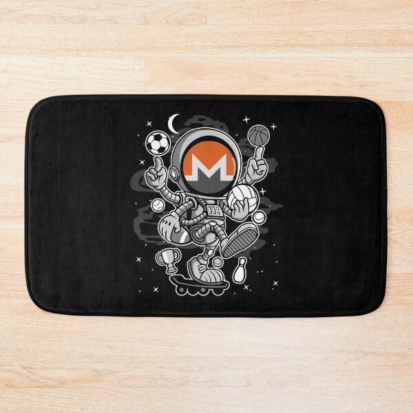 Item preview, Astronaut Skate Monero XMR Coin To The Moon Trading Crypto Token Blockchain Wallet designed and sold by EarlineCormier.