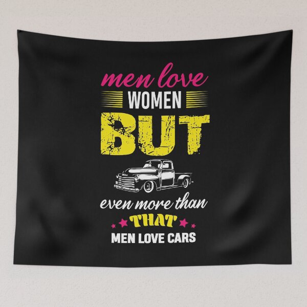 Item preview, Men Love Women But Even More Than That Men Love Cars T-Shirt designed and sold by iconra.