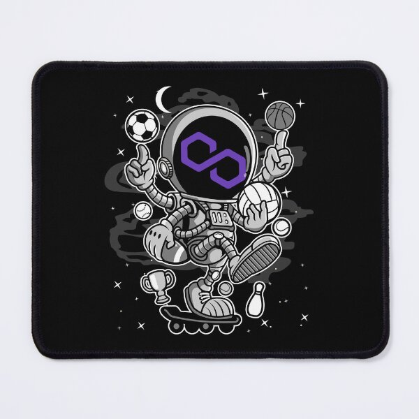 Item preview, Astronaut Skate Polygon Matic Coin To The Moon Trading Crypto Token Blockchain Wallet designed and sold by EarlineCormier.