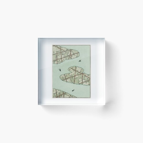 Item preview, Sky illustration from Bijutsu Sekai (1893-1896) by Watanabe Seitei (Classic Japanese Vintage Illustration Pattern) designed and sold by POSTERAMALA.