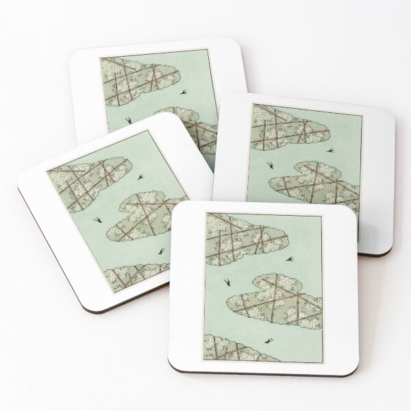 Item preview, Sky illustration from Bijutsu Sekai (1893-1896) by Watanabe Seitei (Classic Japanese Vintage Illustration Pattern) designed and sold by POSTERAMALA.