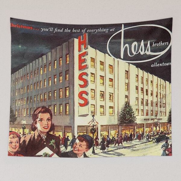 Artikelvorschau, Hess Brothers, Hess', Allentown PA, Downtown Allentown, alte Kaufhäuser, Hess' Toyland, Pip the Mouse, Shopping der 1940er Jahre, Hess Brothers Christmas, Hamilton Street, Patio Restaurant entworfen und verkauft von Nostrathomas66.