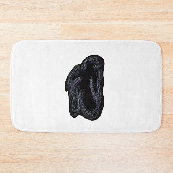 Item preview, Black neon silhouette (white background) designed and sold by MentaLee.
