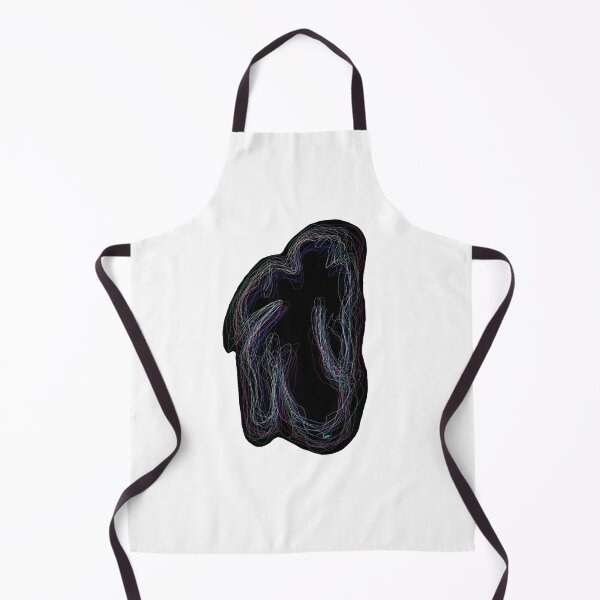 Item preview, Black neon silhouette (white background) designed and sold by MentaLee.