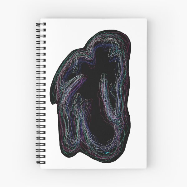 Item preview, Black neon silhouette (white background) designed and sold by MentaLee.