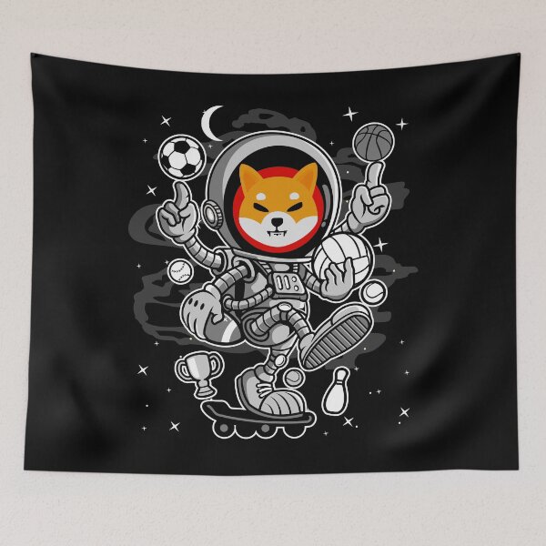 Item preview, Astronaut Skate Shiba Inu SHIB Coin To The Moon Trading Crypto Token Blockchain Wallet designed and sold by EarlineCormier.